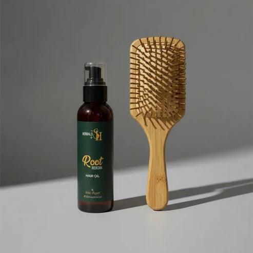Root Reborn Hair Care Duo (300ml Oil + Brush)